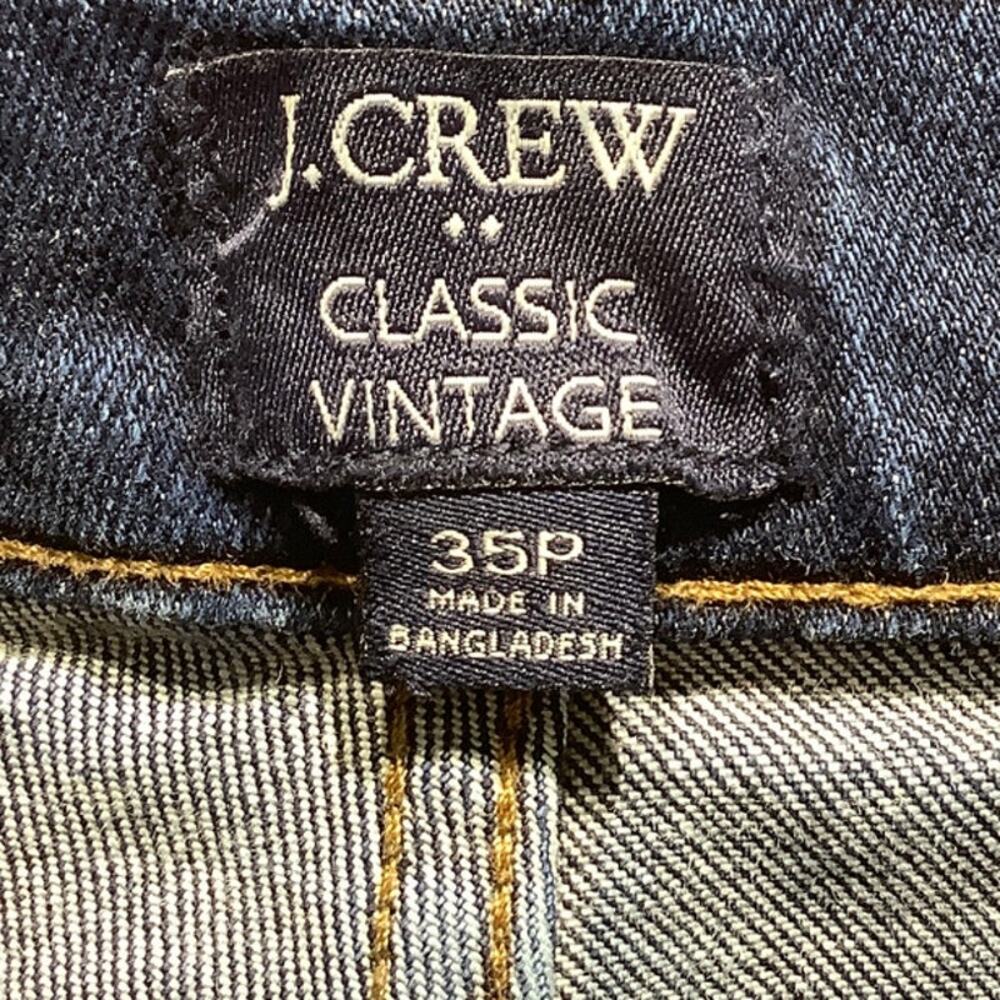 J Crew Classic Vintage Capris Women’s Size 35P – Timeless, Relaxed, Distressed - Picture 3 of 8